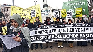 EMEKÇİLER İÇİN HER YENİ YIL  AÇLIK SINIRI KÖLELİĞİNDE BAŞLIYOR!