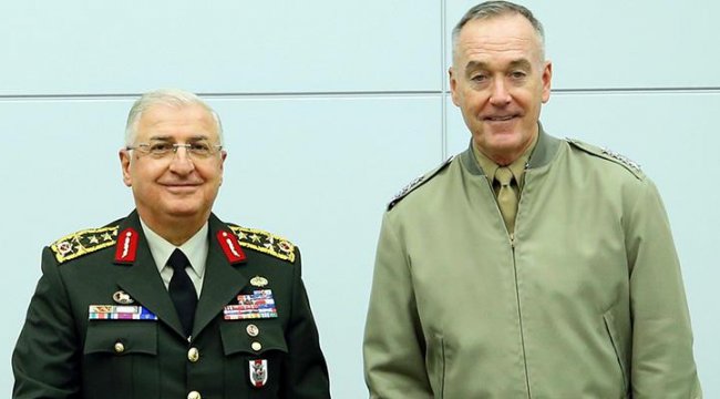 Genelkurmay Başkanı ABD'li mevkidaşı ile görüştü
