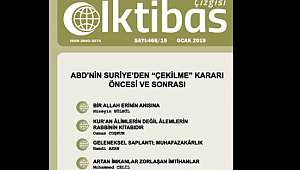 İKTİBAS ÇİZGİSİNİN’NİN OCAK 2019/466-15. SAYISI ÇIKTI