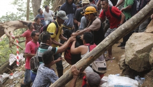 Endonezya'da maden ocağında heyelan