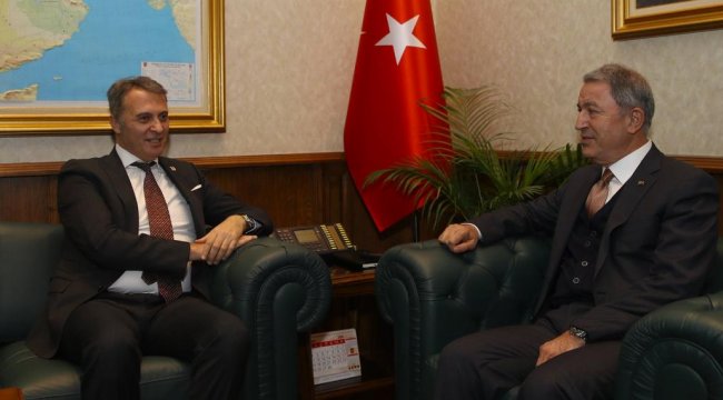 Fikret Orman Hulusi Akar'ı ziyaret etti