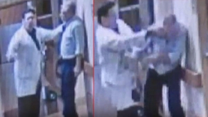 Hayret ettiren olay! Refakatçiyi tekme-tokat dövdü