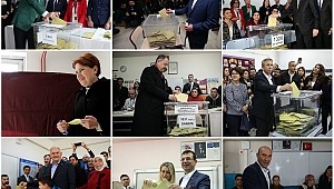 İstanbul'da siyasiler oy kullandı