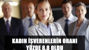 Kadın İşverenlerin Oranı Yüzde 8,8 Oldu