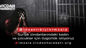 Suriyeli tutsak kadınlara özgürlük...