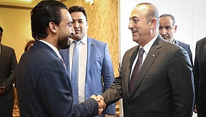 Bakan Çavuşoğlu Irak Meclis Başkanı ile görüştü