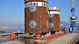 Çanakkale Köprüsü Ayaklarını Oluşturacak Dev Çelik Şaftlar Taşındı