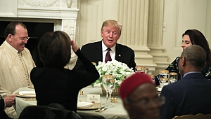 ABD Başkanı Donald Trump Beyaz Saray'da iftar verdi