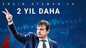 Ergin Ataman, 2 yıl daha Anadolu Efes'te