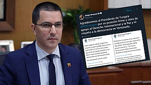 Venezuela'dan Cumhurbaşkanı Erdoğan'a teşekkür