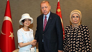 Cumhurbaşkanı Erdoğan, Altes Prenses Akiko ile görüştü