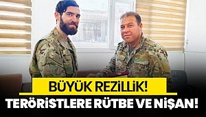 Teröristlere rütbe ve nişan!