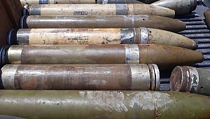 Terör örgütü YPG/PKK'ya ait füze ve patlayıcılar ele geçirildi