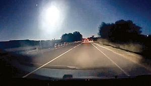 Geceyi meteor aydınlattı