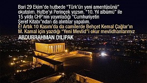 Abdurrahman Dilipak : 29 Ekim mi?
