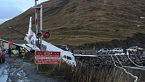 Alaska'da yolcu uçağı pistten çıktı: 1 ölü, 10 yaralı