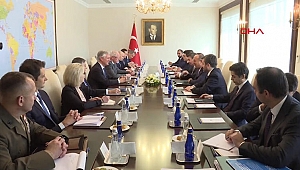 Çavuşoğlu, ABD Ulusal Güvenlik Danışmanı O'Brien ile görüştü