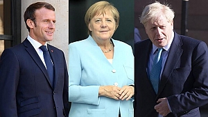 'Macron, Merkel ve Johnson Cumhurbaşkanı Erdoğan ile görüşecek'
