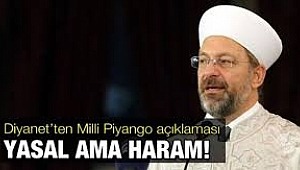 Yasal Ama’ Faiz, İçki, Kumar, Şans Oyunları Ve Milli Piyango haramdır'