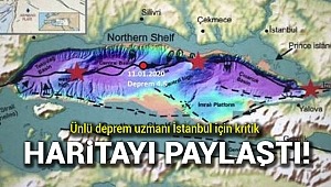 Deprem uzmanı İstanbul için kritik haritayı paylaşıp uyardı!