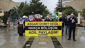 Eğitim İlke-Sen, Sağlık İlke-Sen Asgari Ücret için basın açıklaması yaptılar