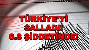 Elazığ'da 6.8 büyüklüğünde deprem oldu