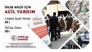 Fetih 1453 derneği her yerde yardıma koşmaktadır
