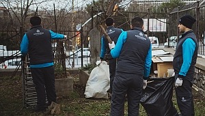 İBB TARİHİ MAÇKA MEZARLIĞINI TEMİZLEDİ