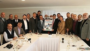 İliç Dernekler Federasyonu (İLDEF)Gazeteciler Günü'nde ERGAB üyelerini kahvaltıda ağırladı