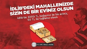 Kızılay İdlib’e “Acil Konaklama Evleri” inşa edecek