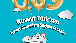 Kuveyt Türk kâr oranını konutta yüzde 0,89'a, araç finansmanında yüzde 0,96'ya düşürdü
