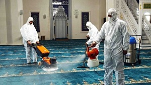  Bağcılar'da virüs ve mikrop temizliği