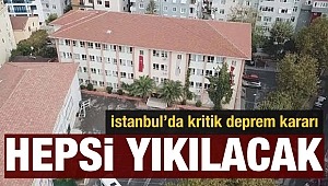 Küçükçekmece'de Tahsin Banguoğlu İlkokulu'da yıkılacak