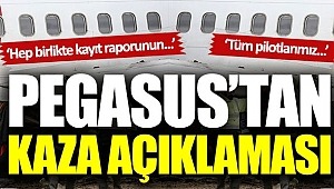 Pegasus Hava Yollar Sabiha Gökçen Havalimanı'ndaki kaza için  Basın Açıklaması yaptı