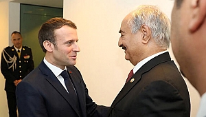 Darbeci Hafter, önce Macron'la sonra Merkel'le görüştü