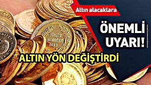 Altın düşer .Uzmanlardan Yeni Uyarı Geldi