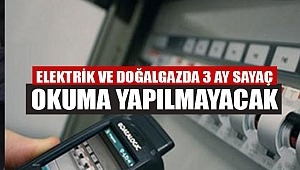 Elektrik ve doğalgaz faturalarında 3 ay süreyle sayaç okuma yapılmayacak