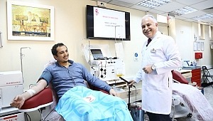 Kızılay ilk plazma bağışını aldı