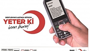 Kızılay’ın Ramazan Yardımı Sms Koduyla Telefonlara Gelecek