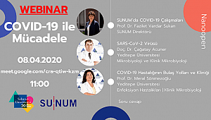 Sabancı Üniversitesi Covid-19 ile mücadeledeki bilgi birikimini webinar seminerleriyle paylaşıyor