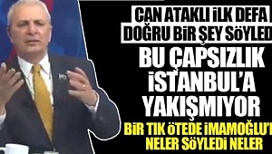 Tele 1 Can Ataklı bile Ekrem İmamoğlu'na Edebiyat yapma, iş yap iş...