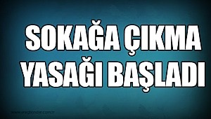 15 ilde sokağa çıkma kısıtlaması başladı