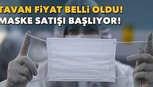 MASKE SATIŞI BAŞLANIYOR CERRAHİ MASKE FİYATI 1 TL