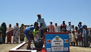 Ömer Döngeloğlu adına Çad'da su kuyusu açıldı.//Video Haber