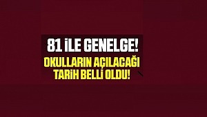 Okulların açılacağı tarih ve ara tatiller belli oldu! 
