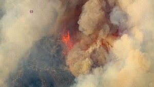 ABD'de Orman Yangınında Mahsur Kalanları Kurtarma Operasyonu