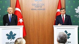 Kılıçdaroğlu ve Davutoğlu ortak basın toplantısı düzenledi