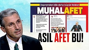Nedim Şener : Yalan, doğal afetlerden daha büyük felakettir