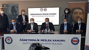 Öğretmenlik Meslek Kanunu vaatte kalmasın, hayat bulsun