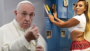 Papa bikini modelini beğendi… Sosyal medya yıkıldı: Cennete gideceğim